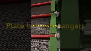 Plate heat exchangers. #phe #plateheatexchangers #heatexchanger #shorts