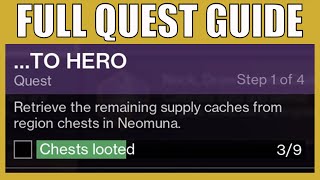 To Hero Full Quest Guide For Destiny 2 Lightfall - All 9 Neomuna Region Chest Locations