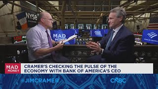 Bank of America CEO Brian Moynihan goes one-on-one with Jim Cramer screenshot 1