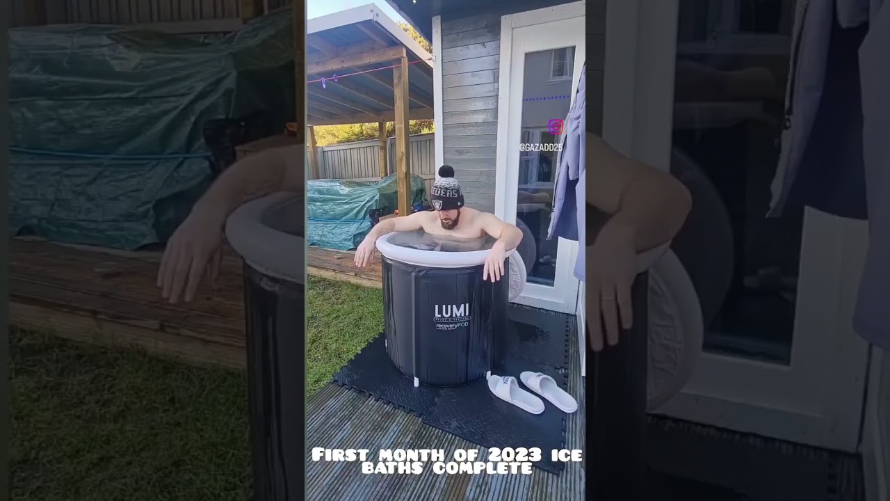 2 February 2023 - Month of January complete and a solid ICE BATH session after every gym session.