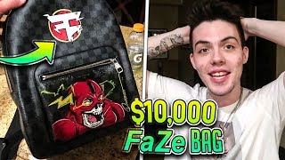 faze adapt louis vuitton backpack SURPRISED WITH A CUSTOM FAZE LOUIS VUITTON BAG!! ($10,000)