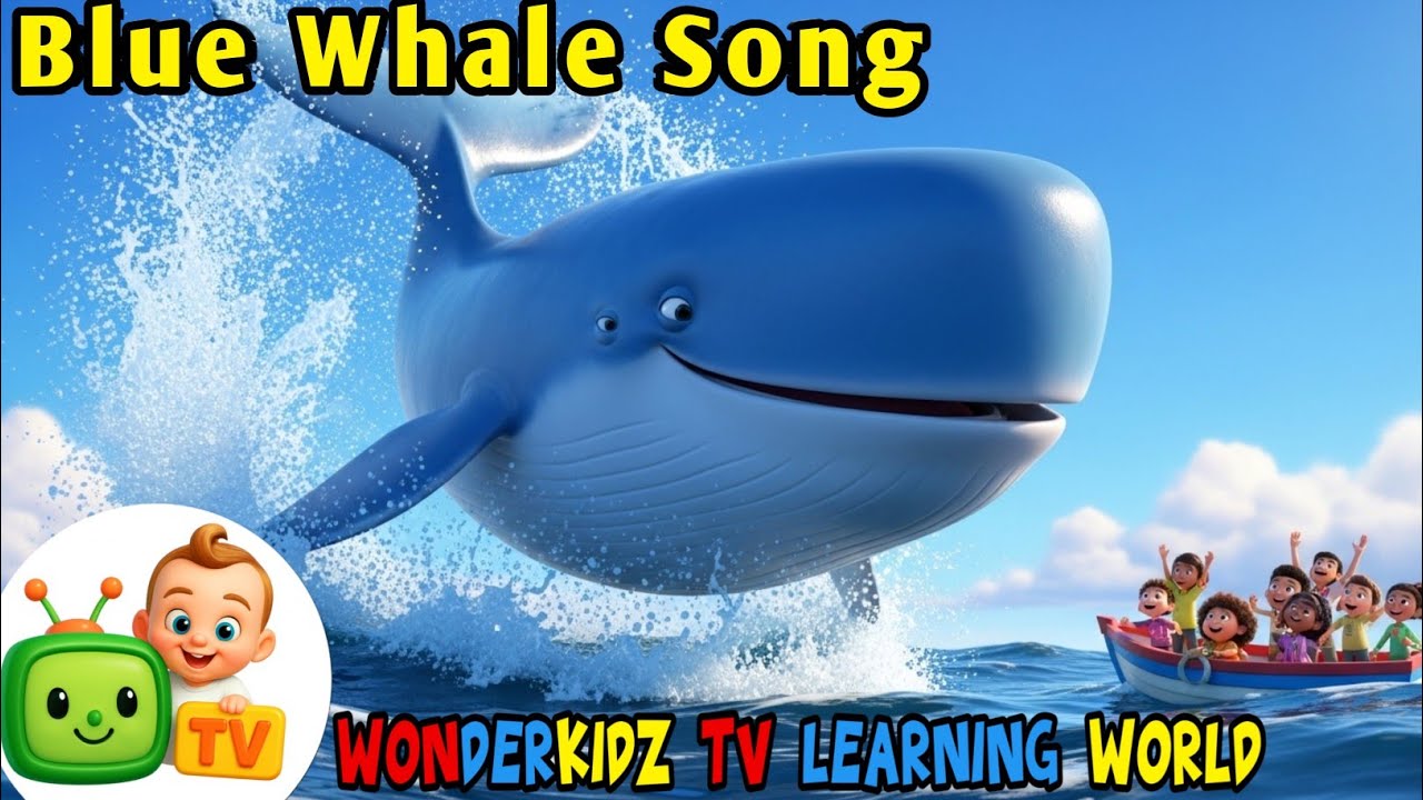 Blue Whale Song 🐋 | Fun Ocean Nursery Rhyme for Kids - YouTube