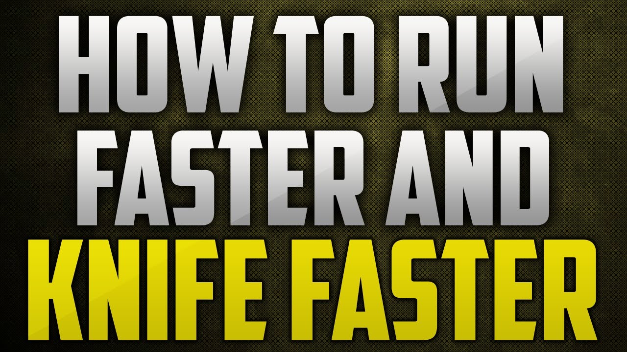 How To Run Faster + Knife Faster On Die Rise | (+ Kill Minions Faster!)