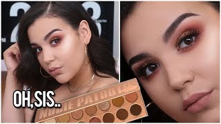 INSANELY EASY BRONZE SMOKEY EYE MAKEUP TUTORIAL USING LAURALEE'S NUDIE PATOOTIE EYESHADOW PALETTE!