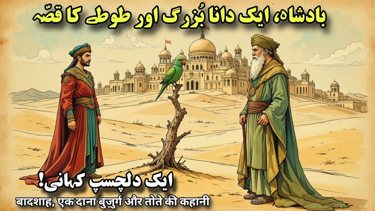 BadShah, Ek Dana Buzurg Aur Totay Ka Qissa || Moral Stories in Urdu & Hindi