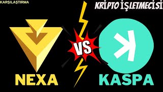 KASPA VS NEXA, karşılaştırma