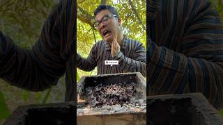 ASMR Drinking Wild Stingless Bee Honey Pots - 180 🍯 #shorts