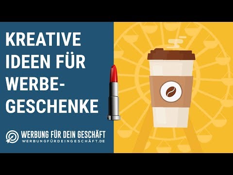 Kreative Ideen für Werbegeschenke