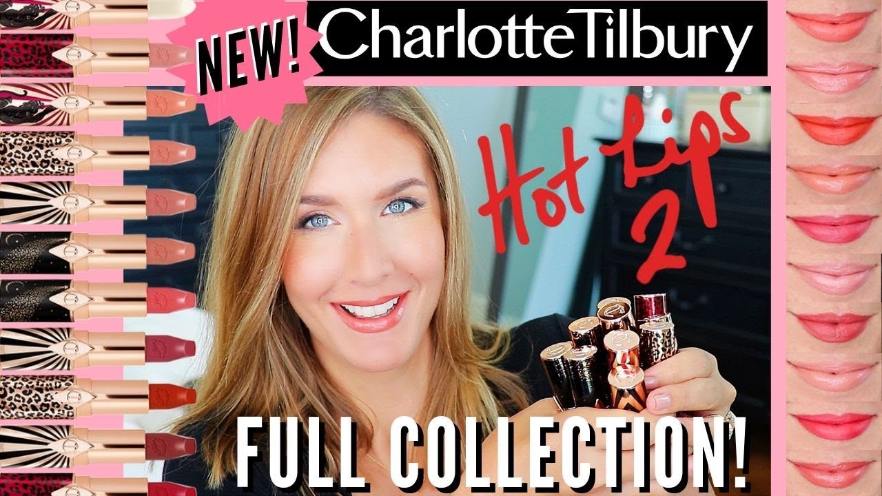 НОВАЯ коллекция Charlotte Tilbury Hot Lips 2 | Образцы помад и обзоры