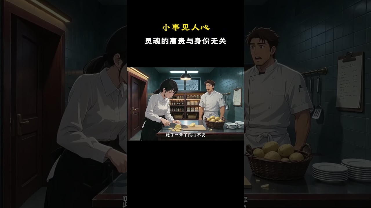 小事见人心，灵魂的高贵与身份无关 #原创动漫 #动漫 #搞笑 #二次元
