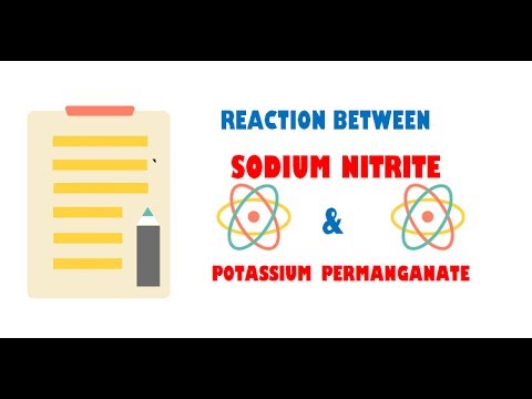 Sodium Nitrite and Potassium permanganate ( Reaction ) - youtube