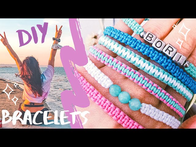 How to Make 3 EASY Friendship Bracelets! (VSCO inspired