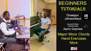 Beginner Lesson: How To Form Major Minor Chords and  Hand  Exercise