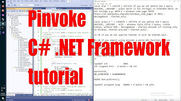 Platform Invoke (P/Invoke) for C# .NET Framework complete tutorial - May 2023 - 92418487