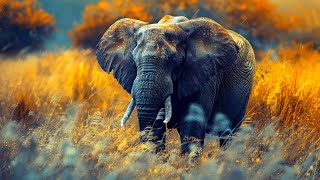 Unwind with Stunning Wildlife Scenes 🐾🎥  4K Movie and Relaxing Piano Melodies