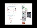 Conexin de control  arranque y fuerza electromecnico de motor con timer