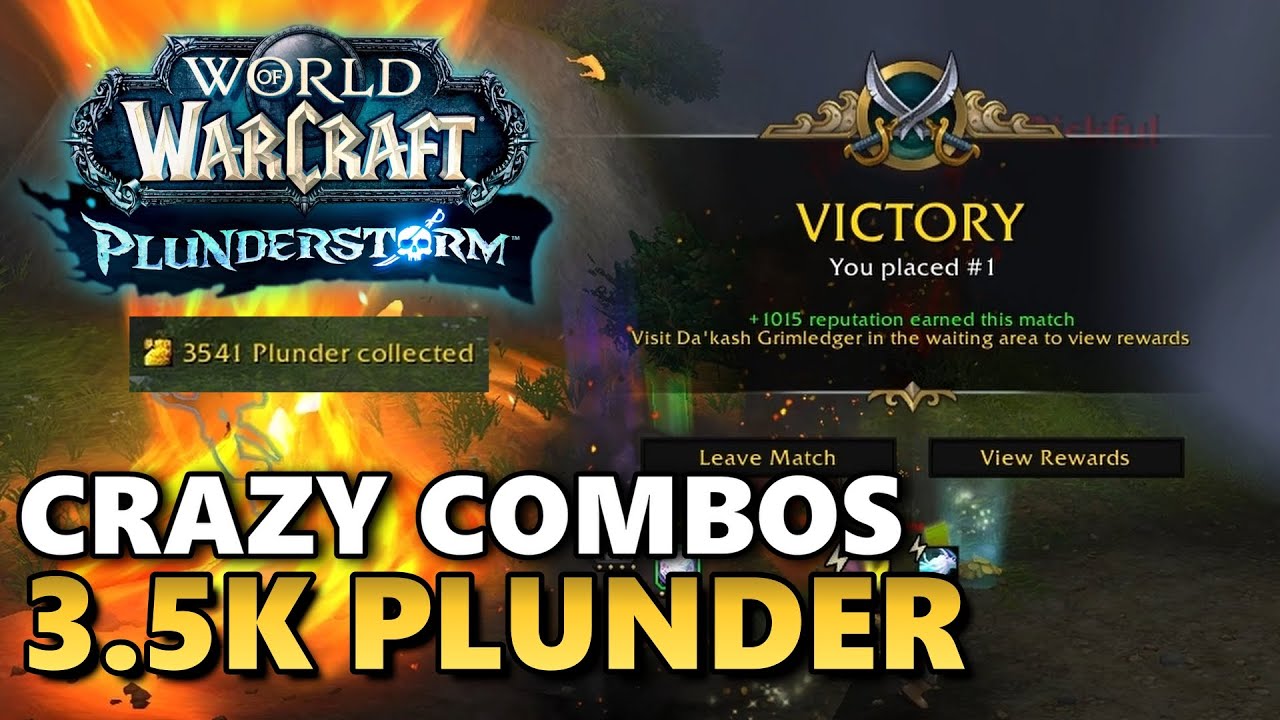 WoW | Insane Combos and 3.5k Plunder Game | PlunderStorm Highlights
