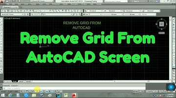 AutoCad - Remove Grid #shorts