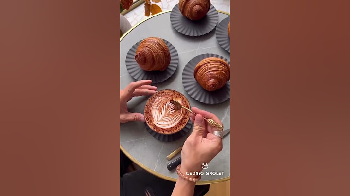 Amazing Croissant in Paris France by Cedric Crolet #Shorts