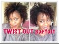 Le TWIST OUT parfait sur cheveux crépus 4C