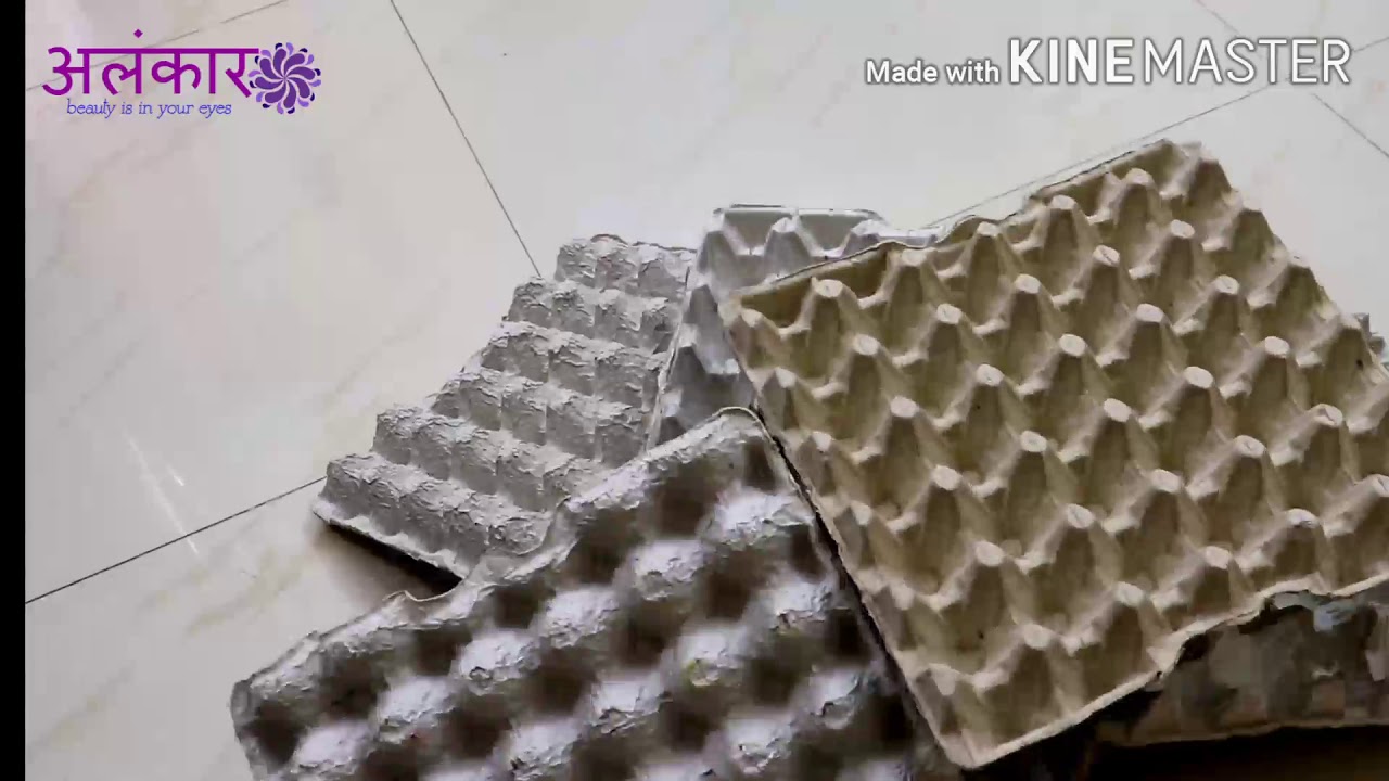 Egg tray hack Journey from waste egg tray to 3D wall decor How to