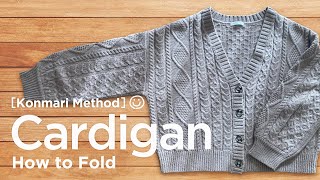 -KonmariMethod- How to fold Cardigan screenshot 5