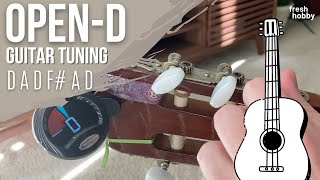 Open D Guitar Tuning D A D F A D Guitar Player39s View Nylon String Guitar