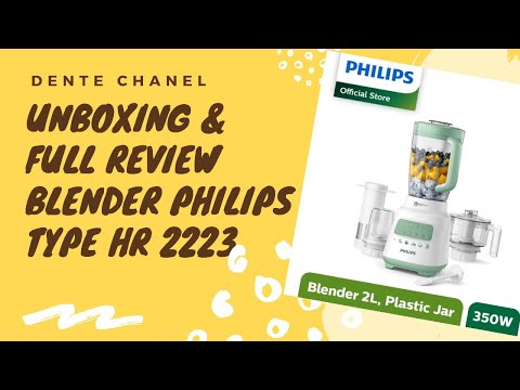 Unboxing Dan Review Blender Philips Hr 2223 Terbaru Lengkap Youtube