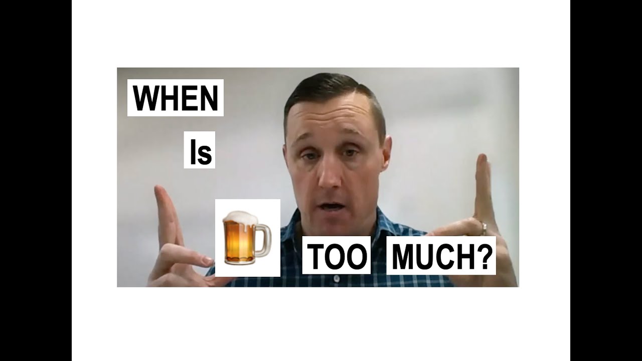 Alcohol Abuse: what is too much?  Same for drugs or sex?  Brian Busby gets personal and biblical.