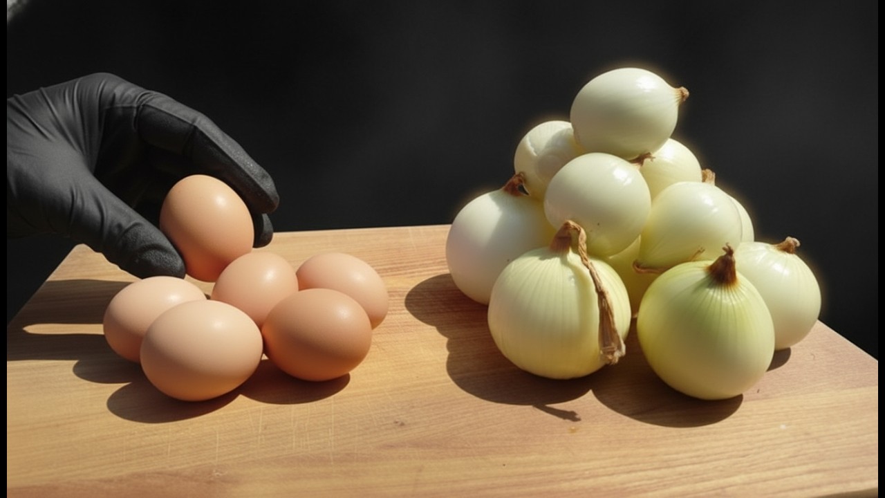 Беру ЛУК и ЯЙЦА — и делаю ШЕДЕВР за копейки!🔥