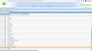 Extracting a waste stream template from a .hwol file for editing