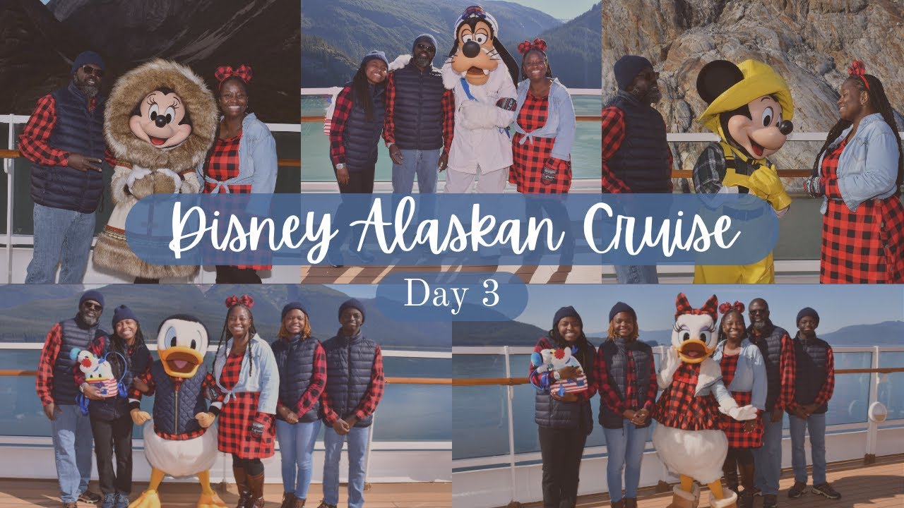 Disney Alaska Cruise Day at Sea: Meet our Disney Friends & Enjoy Stunning Glacier Views!
