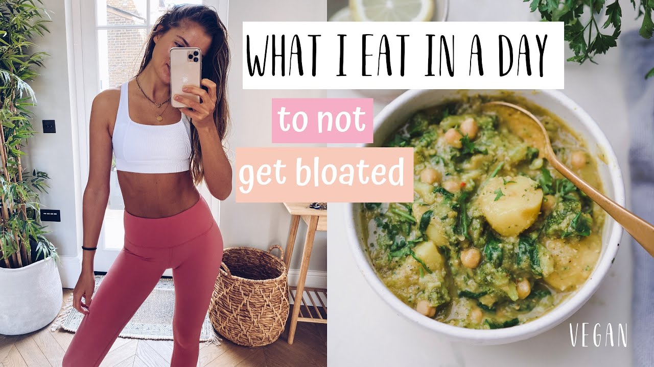 ANTI BLOATING DIET WHAT I EAT IN A DAY // INTERMITTENT FASTING