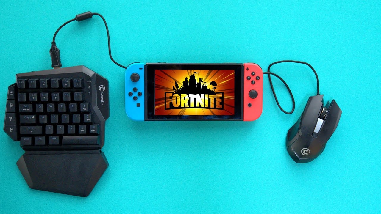 Keyboard and mouse on Nintendo Switch Fortnite - YouTube