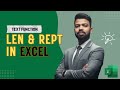Fix Data Length Errors in Excel! 🛠️ LEN &amp; REPT Function Explained (Hindi)