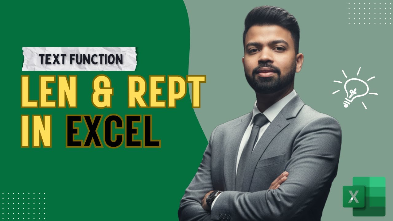 Fix Data Length Errors in Excel! 🛠️ LEN & REPT Function Explained (Hindi)