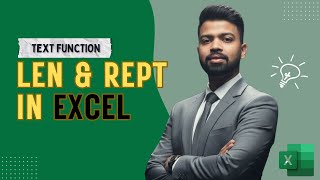 Fix Data Length Errors in Excel! 🛠️ LEN & REPT Function Explained (Hindi)