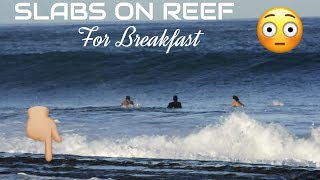 SLABS For Breakfast | Shallow Reef Bodyboarding POV & Land View