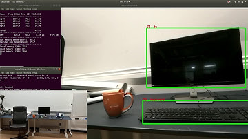 VOXL m500 performing TensorFlow Lite object recognition on 1080p video in flight with PX4