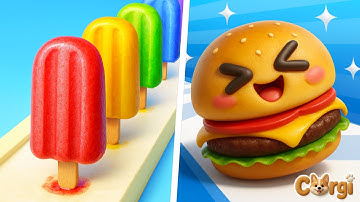Popsicle Stack VS Food Run - All Levels Satisfying Walkthrough Gameplay