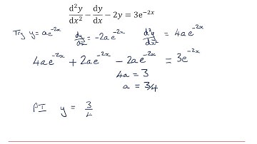 AQA Core Pure: Second order differential equations 2-5