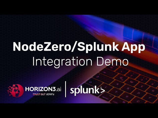 NodeZero Splunk App Integration Demo