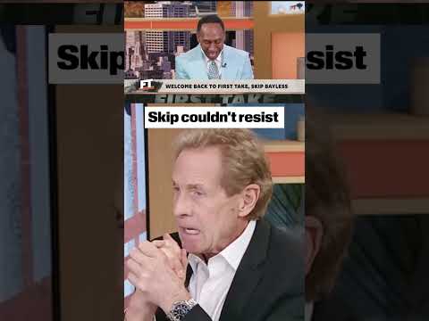 Skip Bayless dressed up for Stephen A. Smith
