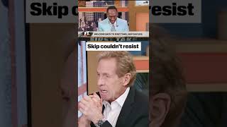 Skip Bayless dressed up for Stephen A Smith