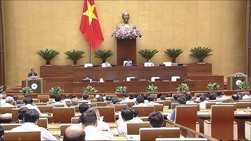 Thảo luận tại hội trường về Nghị quyết xử lý nợ xấu của các tổ chức tín dụng