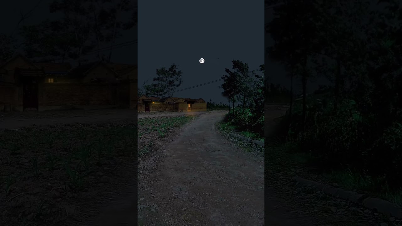 Mentahan Suasana Malam Yang Tenang 