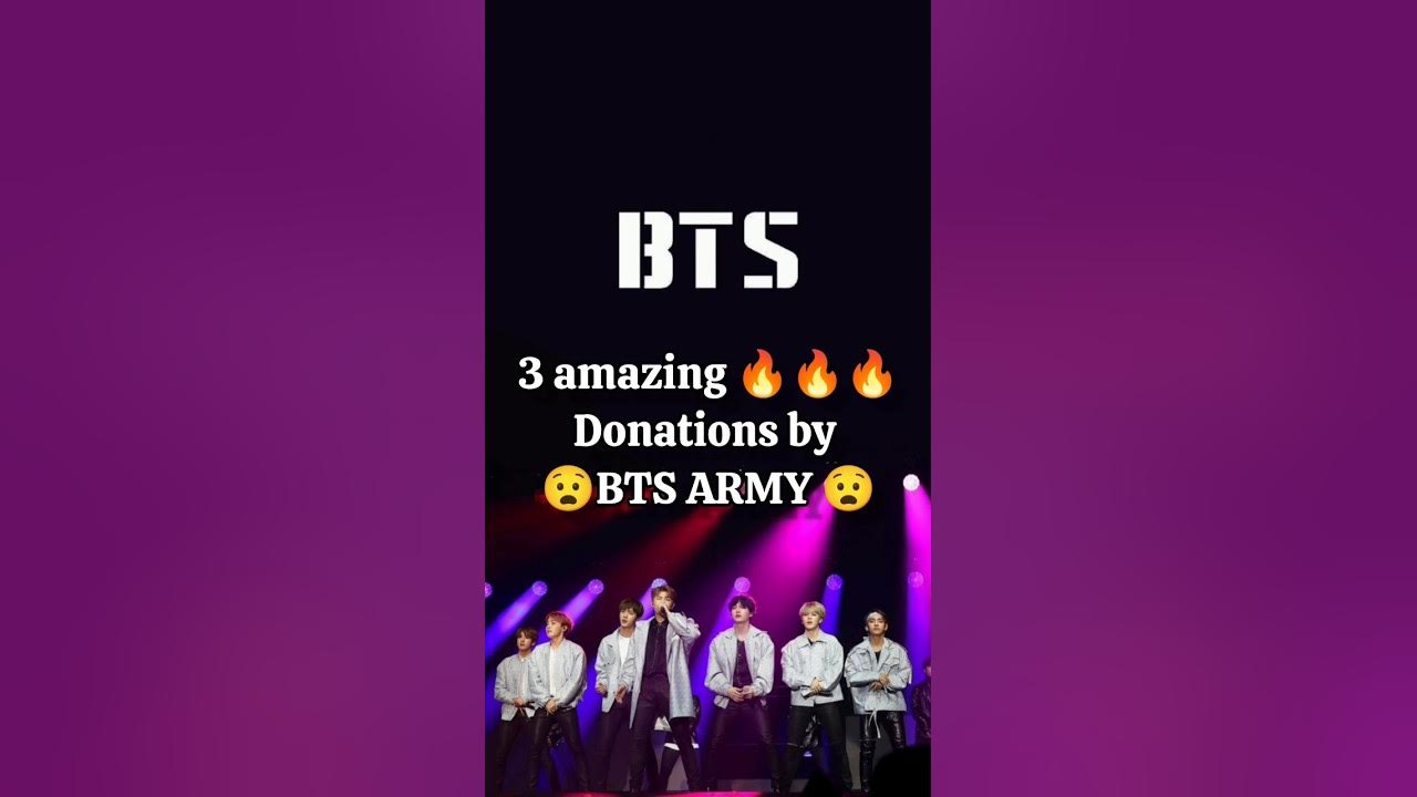 3 Amazing Donation By BTS Army bts shorts YouTube 3-amazing-donation-by-bts-army-bts-shorts-youtube