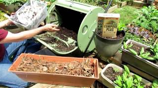 How to Make Free Hot 'Coffee' Compost Using a Compost Tumbler: The Carbon:Nitrogen Ratio Explained