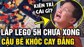 Ngồi cả ngày 'LẮP KO XONG' bộ lego, cậu bé 'ẤM ỨC' khóc lớn, đòi 'KIỆN NHÀ SẢN XUẤT' | Tin 3 Phút