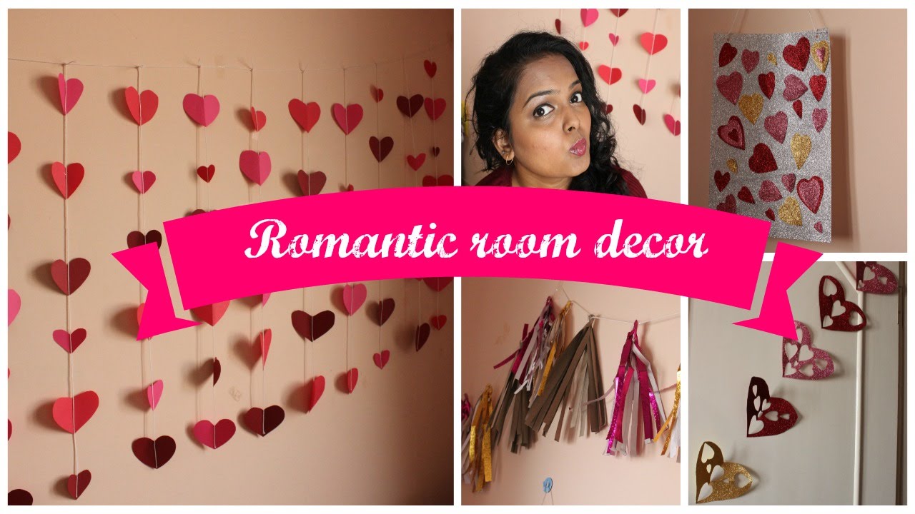 DIY Valentine Decoration Craft: Paper Heart Hanging for DIY Room Decor on  Valentine's Day 